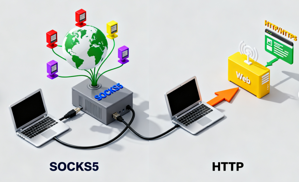 SOCKS5和HTTP协议如何选择？