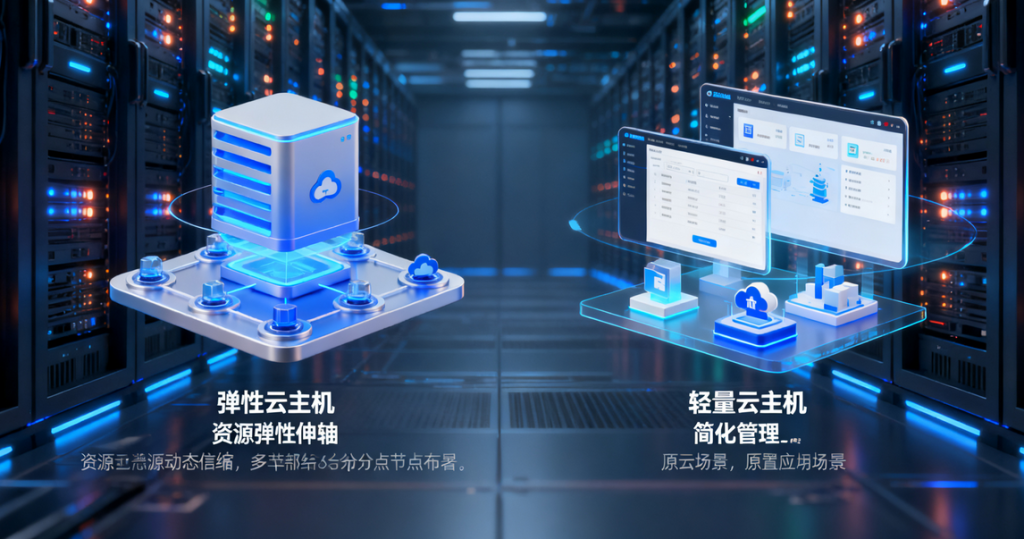 弹性云主机与轻量云主机分别适用什么场景