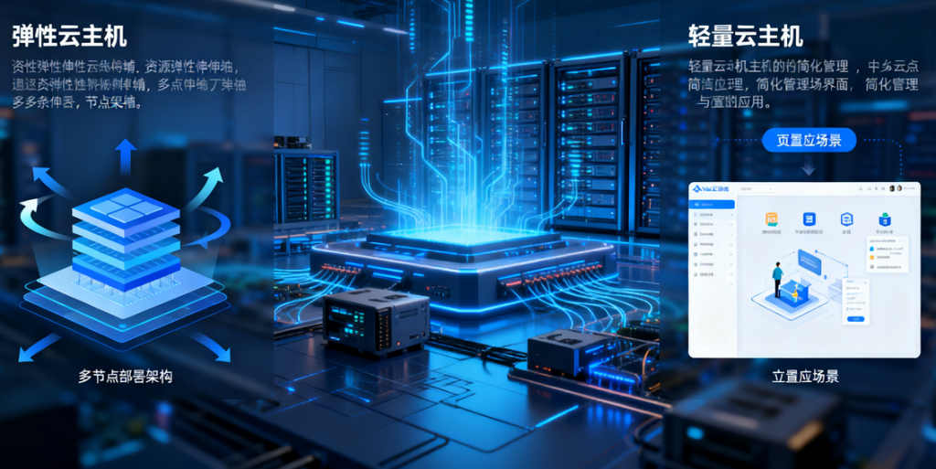弹性云主机与轻量云主机分别适用什么场景